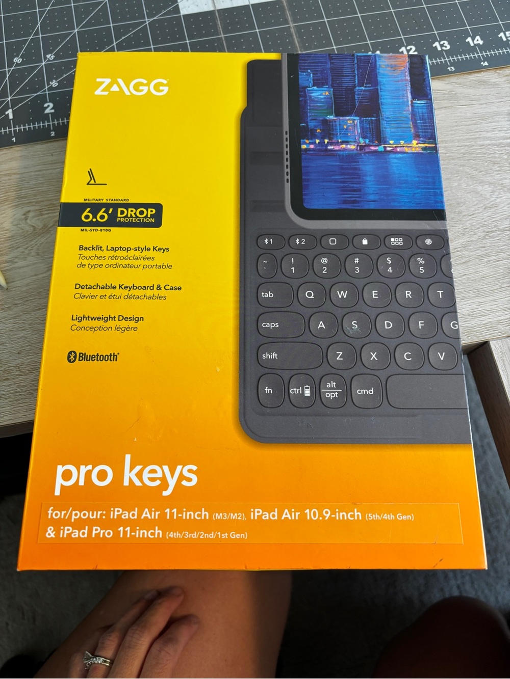 Pro Keys Detachable Keyboard & Case for iPad - Black